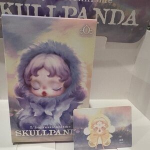 Dawn Skullpanda l’Impressionisme Authentic Popmart